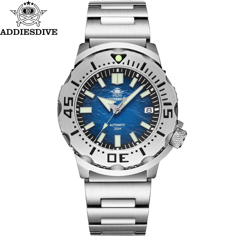 Stainless Bracelet Diver - ADDIESDIVE New Sapphire Glass Automatic Mechanical