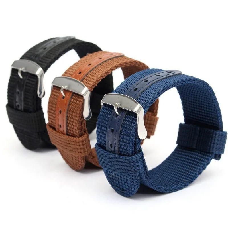 Nato Strap Nylon - 18mm 20mm 22mm 24mm Nylon Canvas