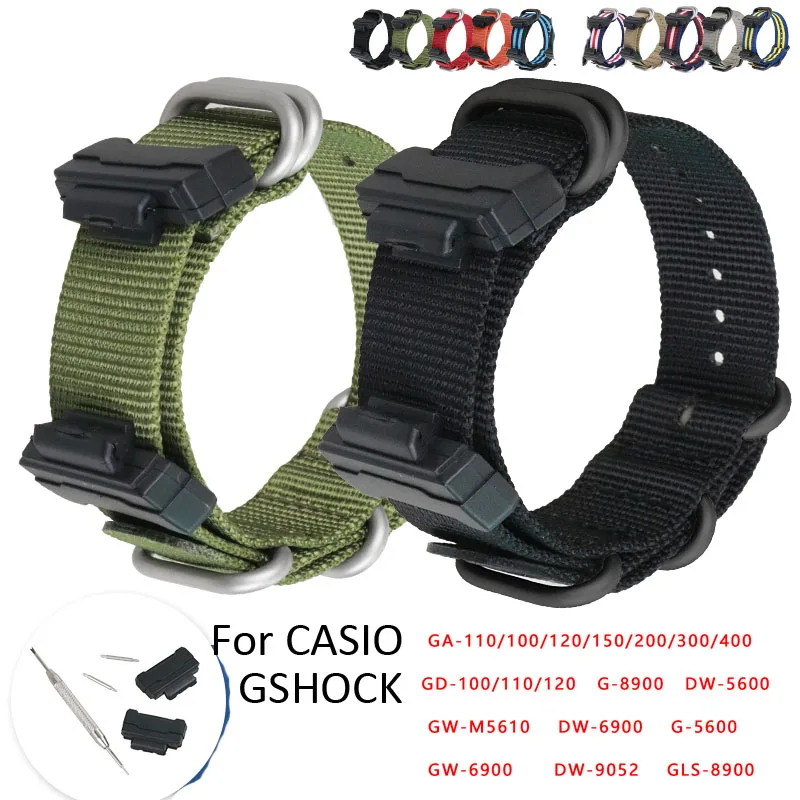 Casio Watch G-Shock Dw-5600 - Nylon Watch Band for Casio G-SHOCK