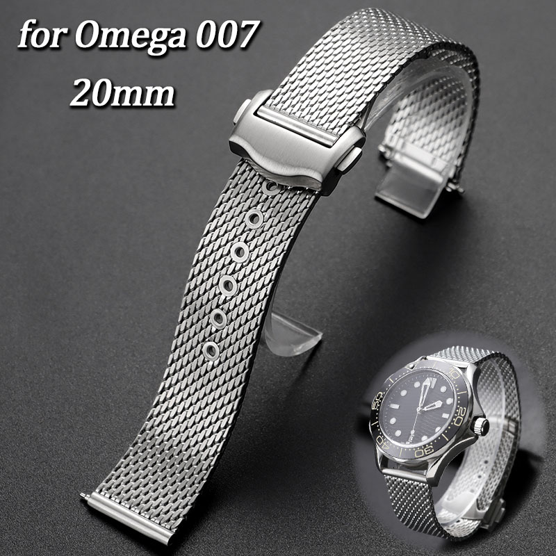 20mm Stainless Steel Mesh Watc - Omega Watch Seamaster recension och pris