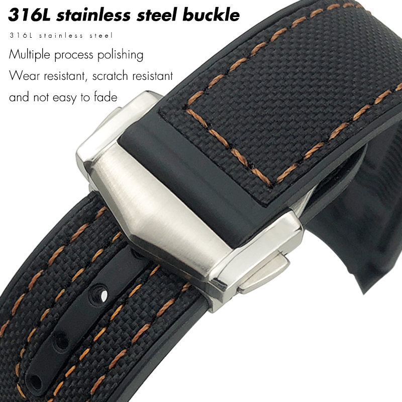 19mm 20mm 21mm 22mm Rubber Lea - Omega Watch Seamaster recension och pris