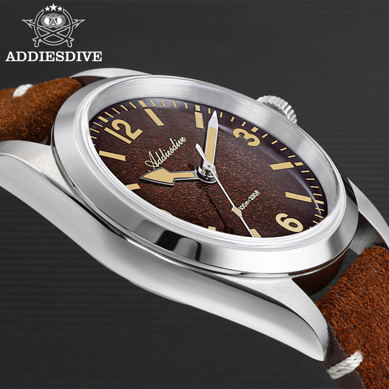 ADDIESDIVE 36MM 200M Waterproo - Suede Strap Watch recension och pris