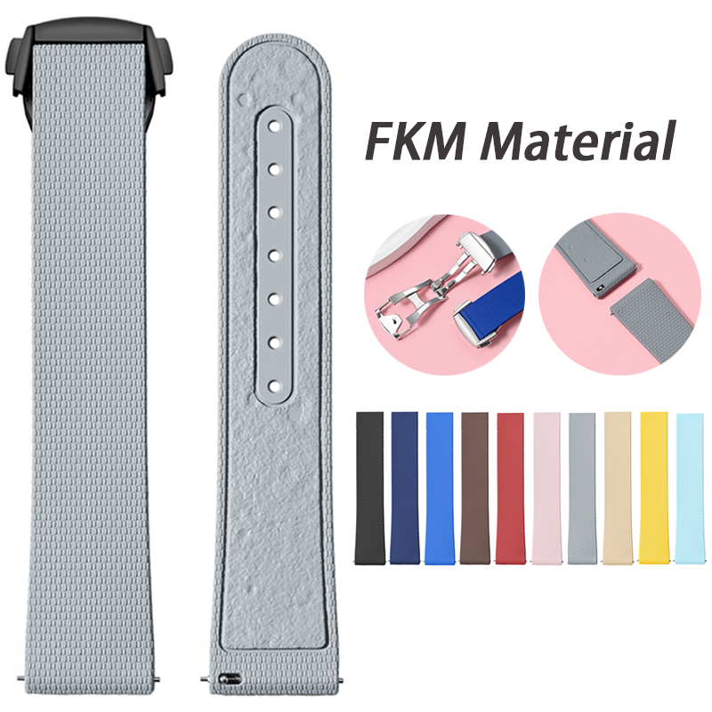 Fluoro Rubber Strap for Swatch - Omega Watch Seamaster recension och pris