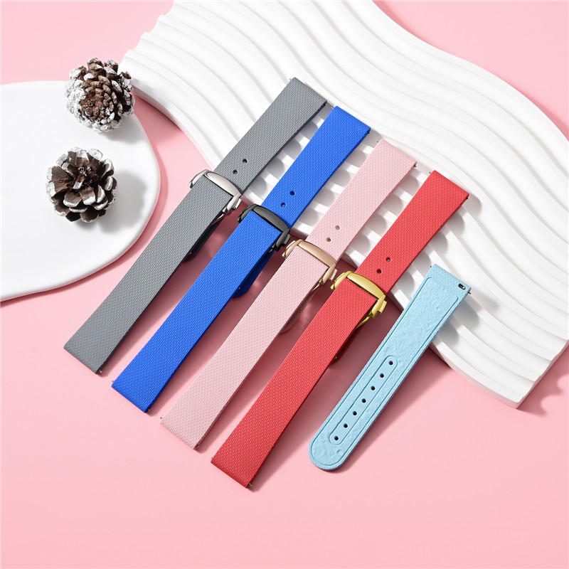 Fluoro Rubber Strap for Swatch - Omega Watch Seamaster recension och pris