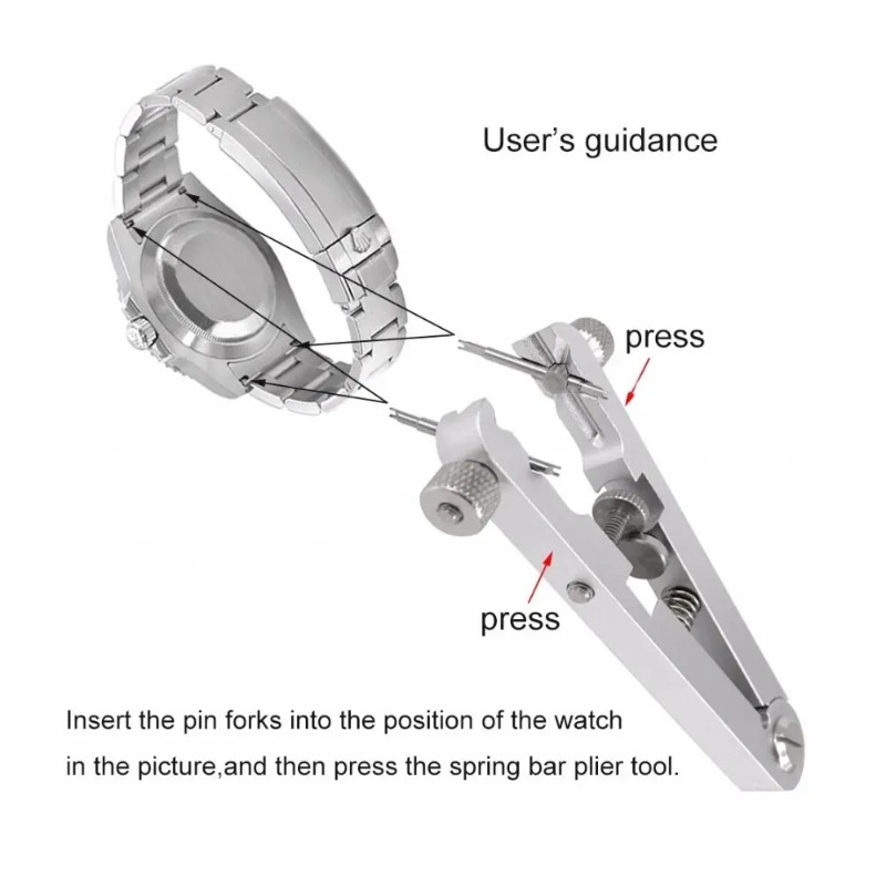 Aluminum Alloy Watch Band Remo - Spring Bar Tool Set recension och pris