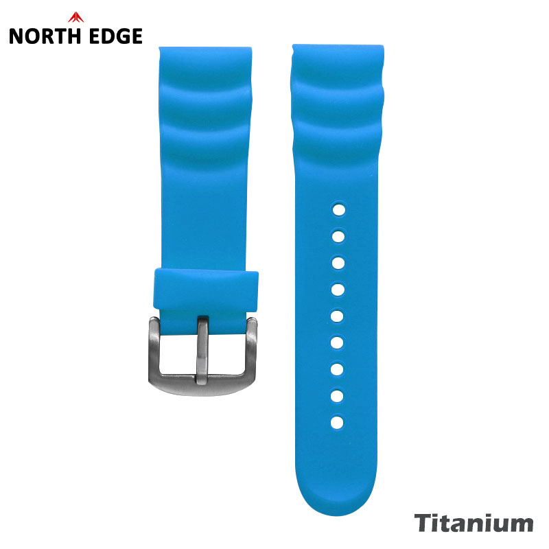 NORTH EDGE 24MM Rubber Watch S - Rubber Strap Diver recension och pris