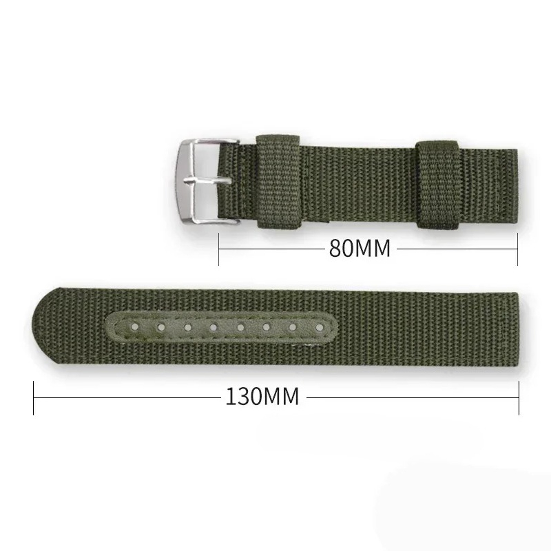 18mm 20mm 22mm 24mm Nylon Canv - Nato Strap Nylon recension och pris