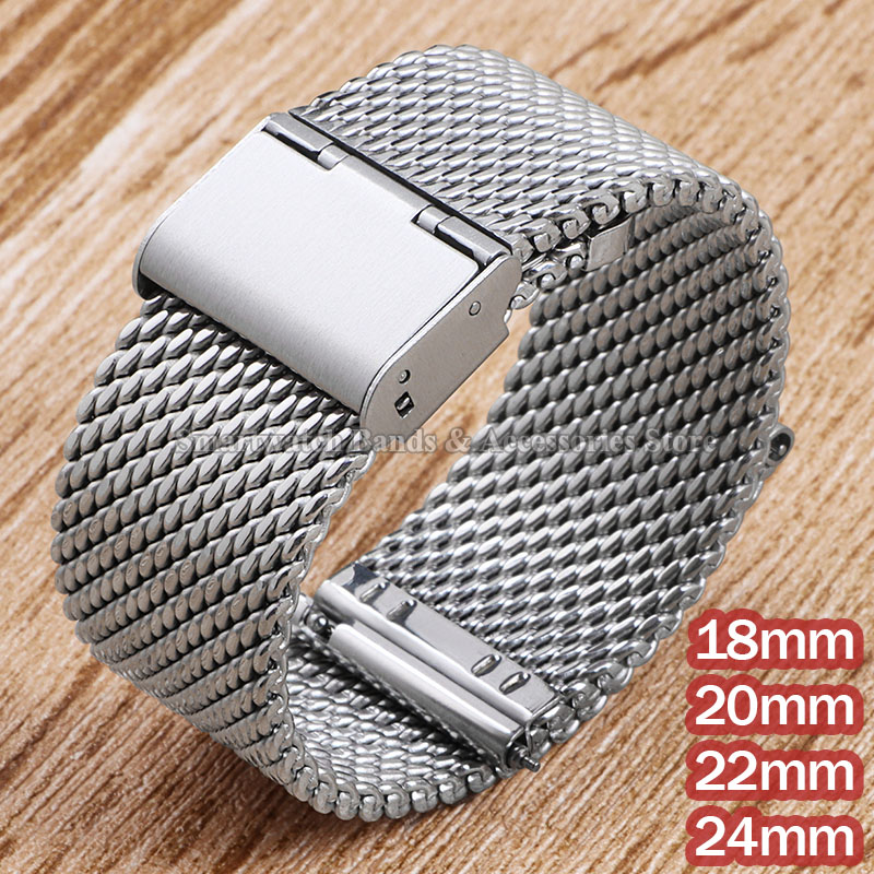 1.0 Milanese Mesh Steel Strap  - Mesh Strap Metal recension och pris