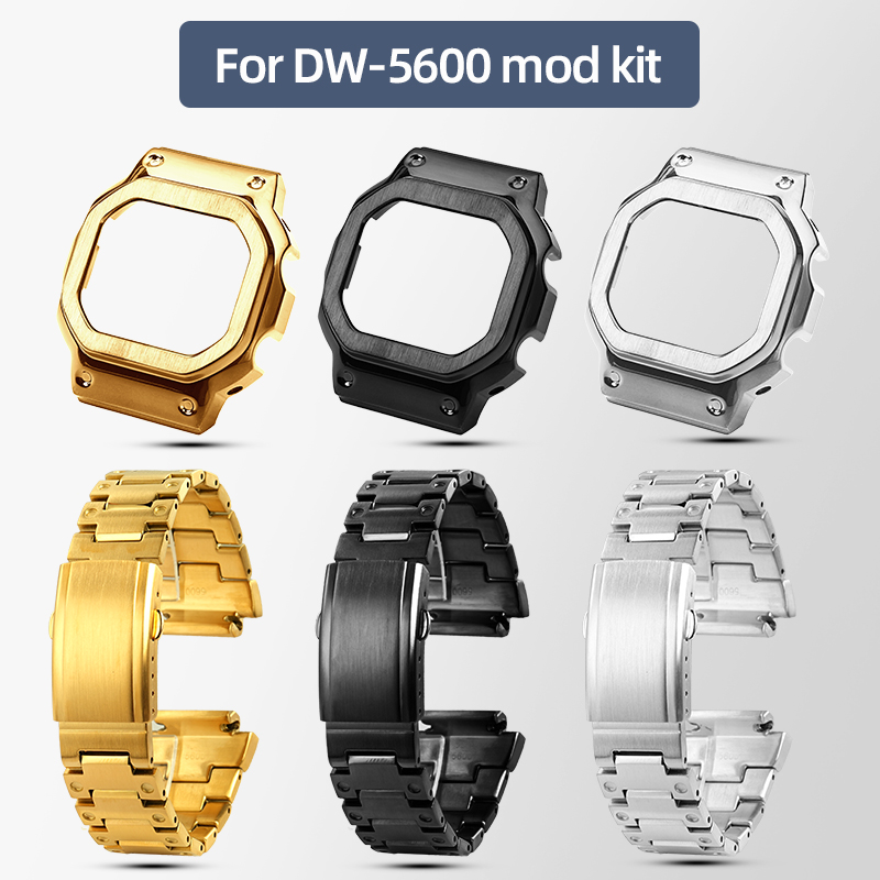 Metal Watch Case Strap Mod Kit - Casio Watch G-Shock Dw-5600 recension och pris