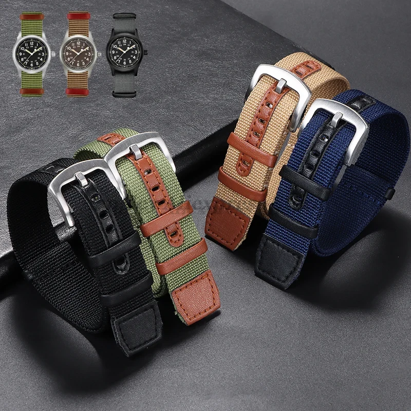 20mm 22mm Canvas Nylon Patch L - Nato Strap Nylon recension och pris