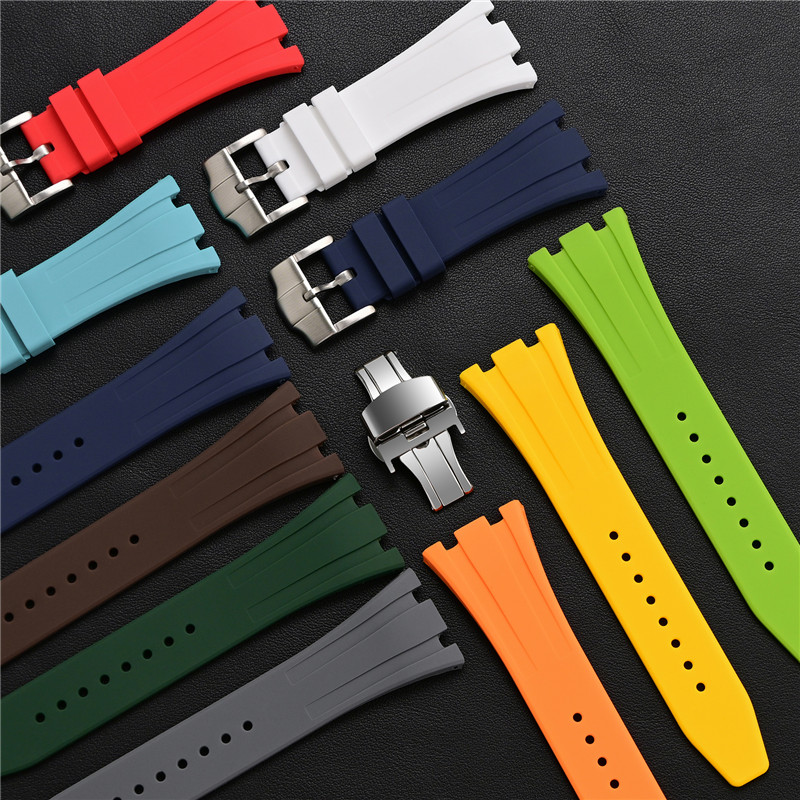 Rubber Silicone Strap 26mm for - Audemars Piguet Watch Royal Oak recension och pris