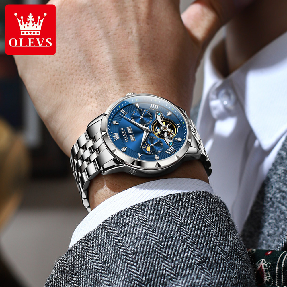 OLEVS 6691 Men Watch Luxury Bu - Rolex Watch Daytona recension och pris