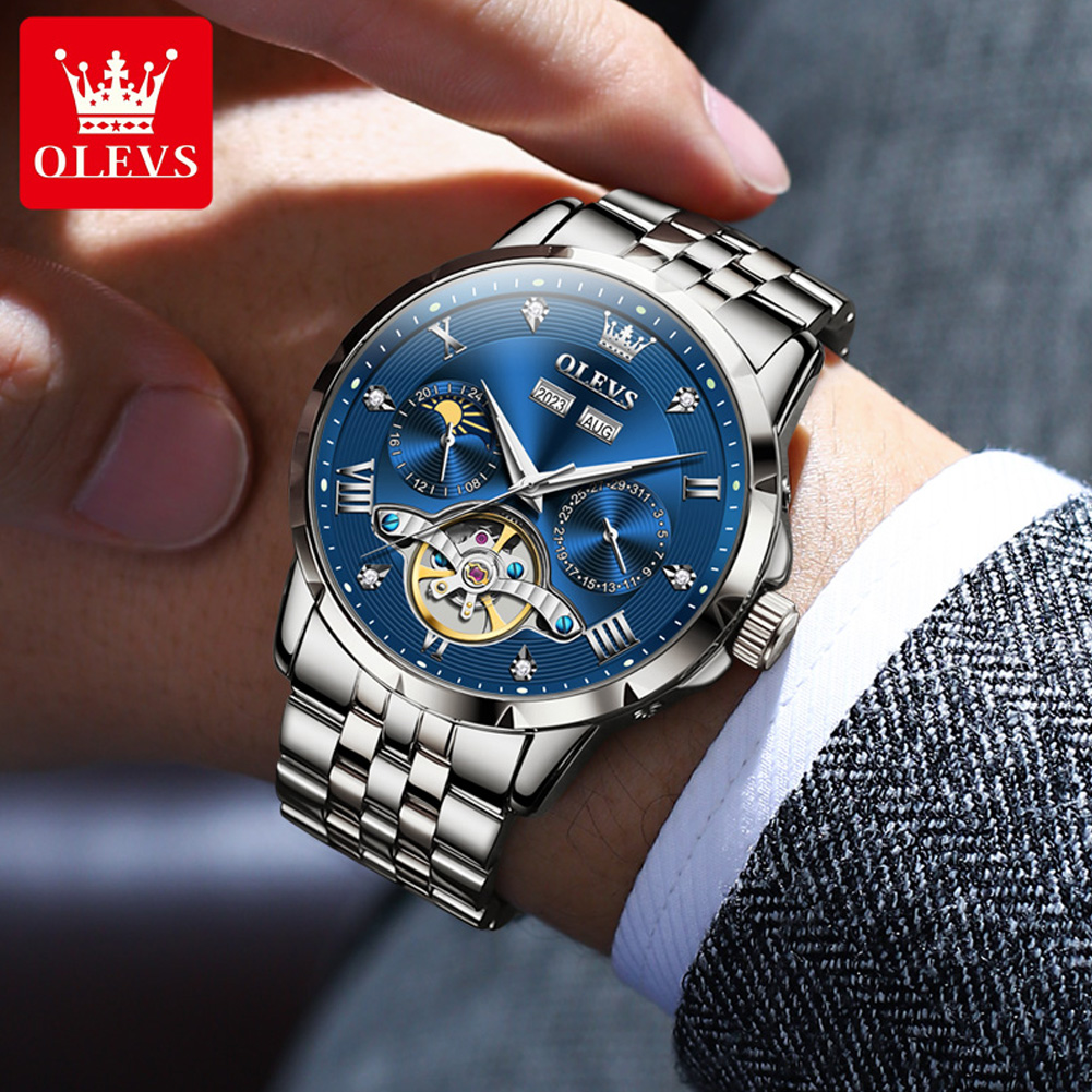OLEVS 6691 Men Watch Luxury Bu - Rolex Watch Daytona recension och pris