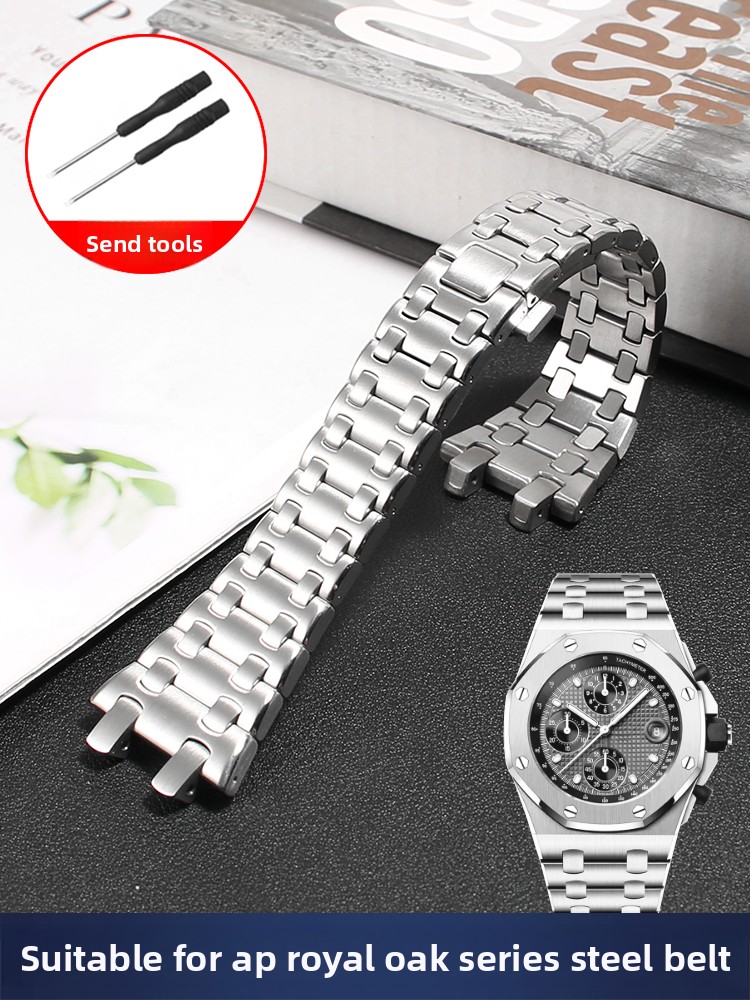 Stainless Steel Watch Strap fo - Audemars Piguet Watch Royal Oak Offshore recension och pris
