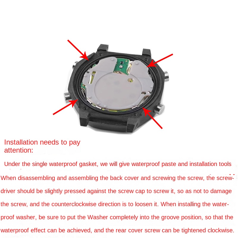 Rear cover waterproof ring for - Casio Watch G-Shock Ga-2100 recension och pris