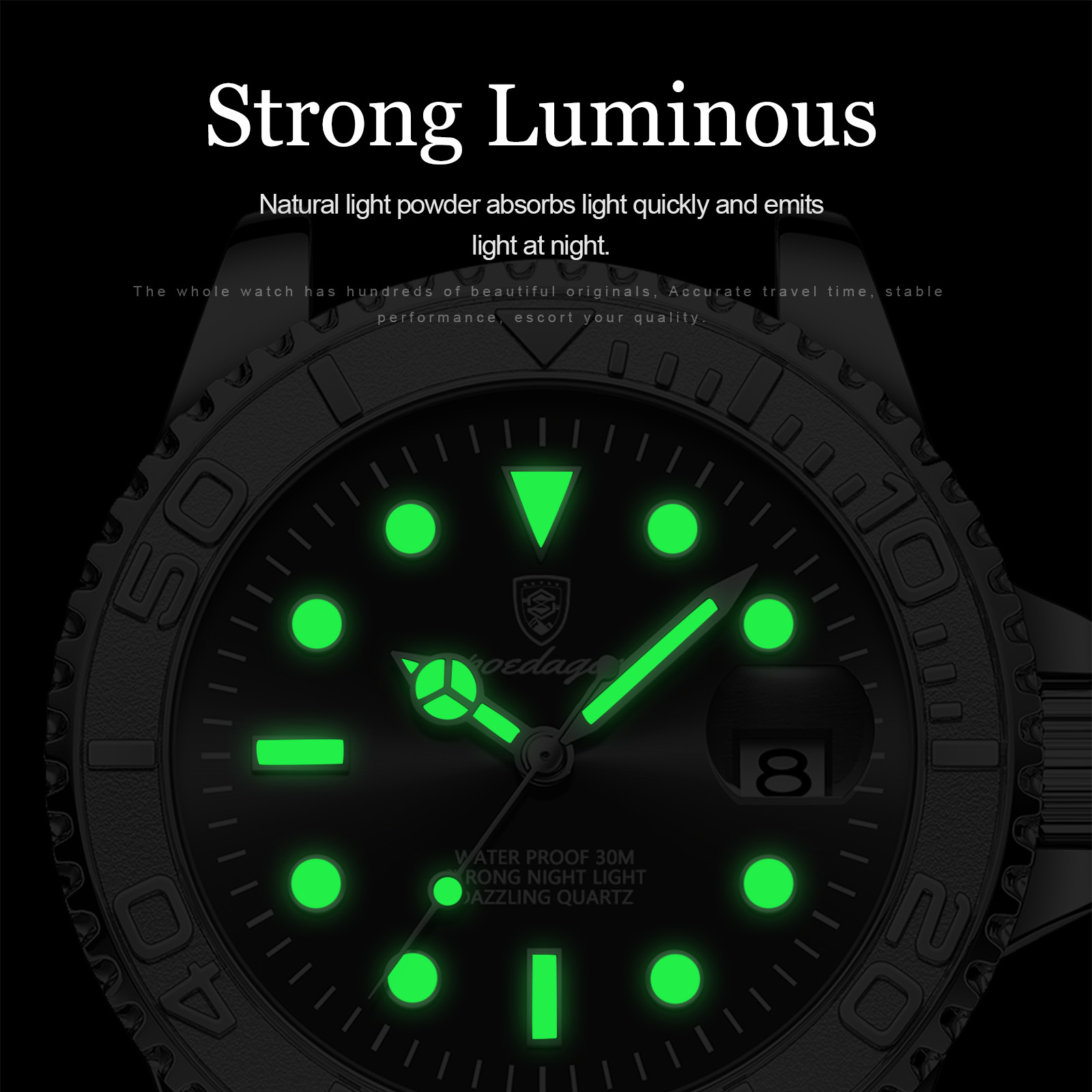POEDAGAR Top Luxury Man Watch  - Rolex Watch Daytona recension och pris