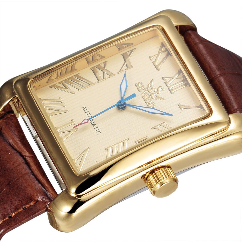 SEWOR Top Brand Luxury Men Wat - Cartier Watch Santos recension och pris