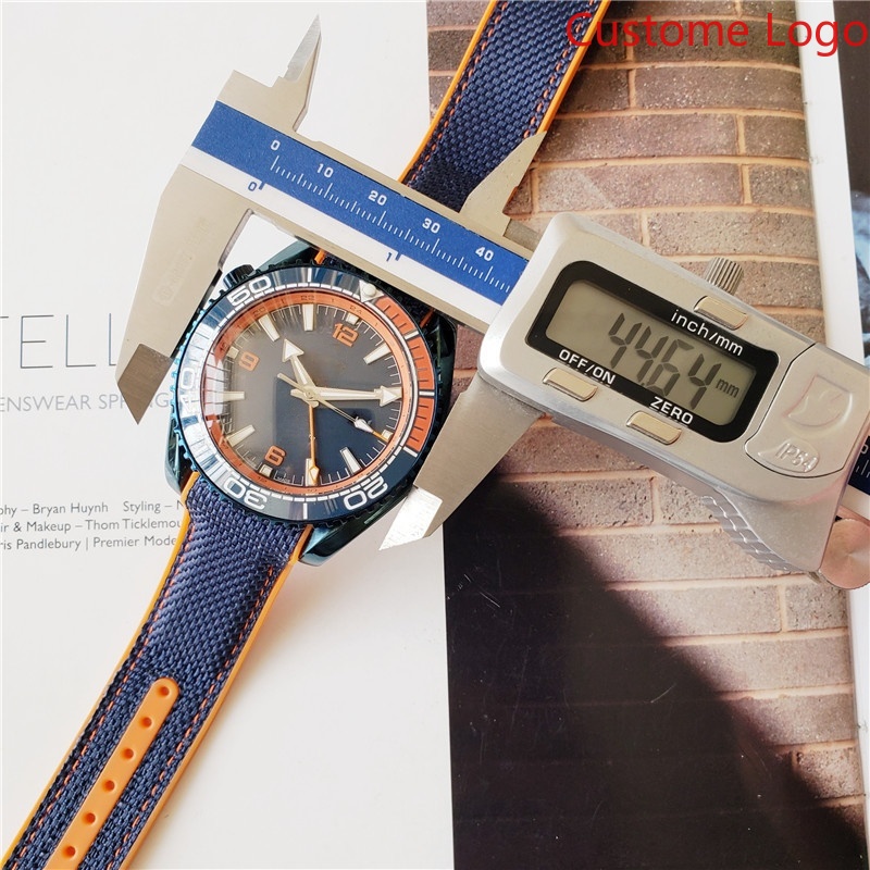 Men GMT Diving Watch Blue Oran - Rubber Strap Diver recension och pris