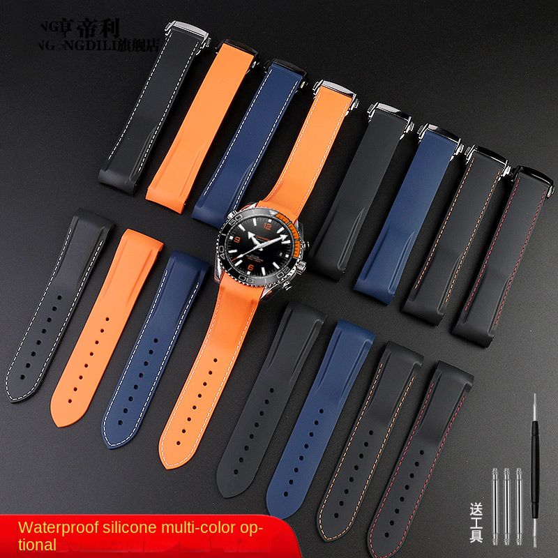22mm silicone strap For Omega  - Omega Watch Seamaster recension och pris