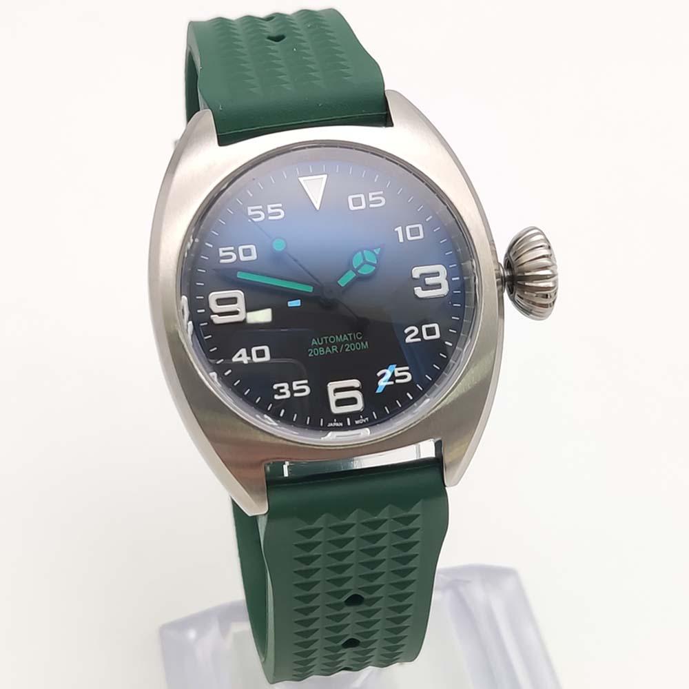 Fashion 36MM Self-Winding Move - Rubber Strap Diver recension och pris