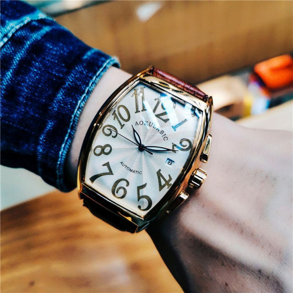 Luxurious Men's Mechanical Wat - Cartier Watch Santos recension och pris